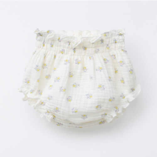 TEXTURED FLORAL BOTTOMS - Oyster-white | ZARA United States