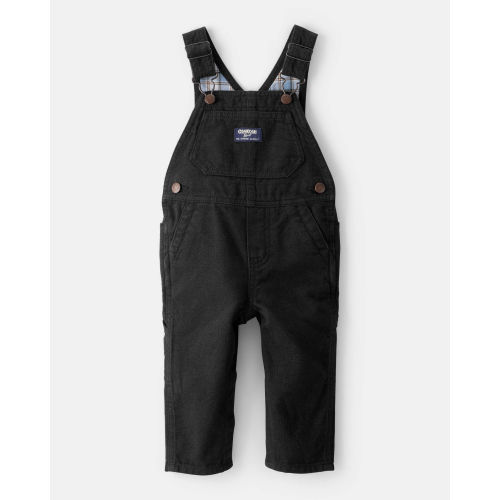Baby Boy Herringbone Overalls - Black - OshKosh B'gosh | Carter's