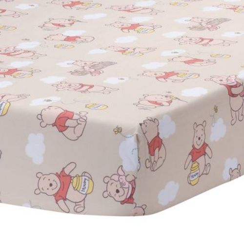 Bedtime Originals Disney Baby Winnie The Pooh And Friends Fitted Crib/toddler Sheet