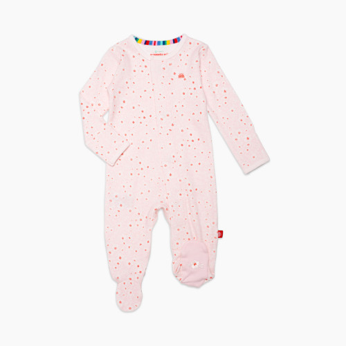 Magnetic Me Organic Cotton Magnetic Footie - Chloe, 0-3 M