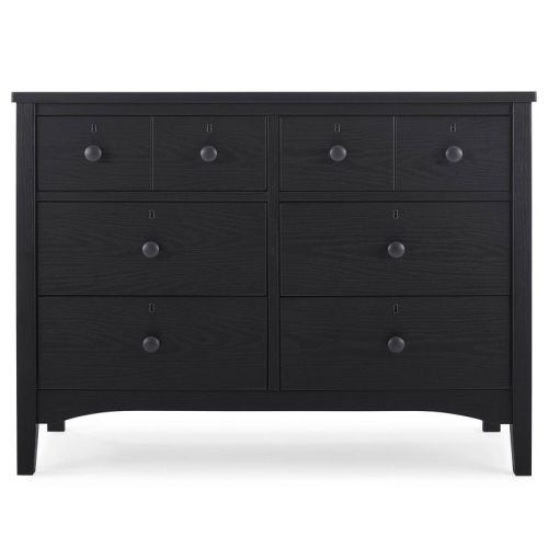 Delta Children Farmhouse 6 Drawer Dresser With Interlocking Drawers - Textured Limestone