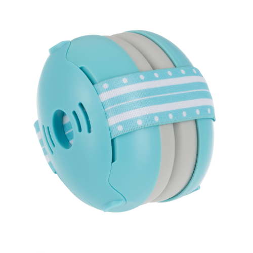 Nuby Soft Sounds Adjustable Earmuffs for Babies, Blue