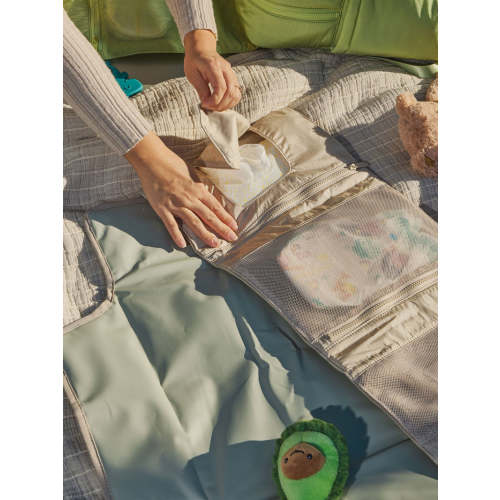 Diaper Changing Pad Organizer - OATMEAL