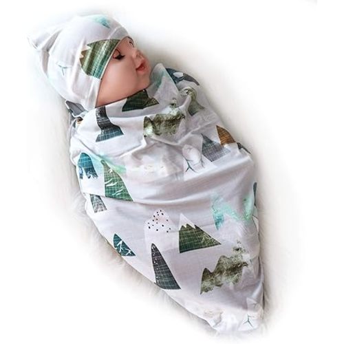 TANOFAR Mountains Baby Swaddle Cocoon, Cocoon Sack for Boys Girls, Newborn Swaddle Sack, Baby Photography, Photo Props, Newborn Hospital Photos