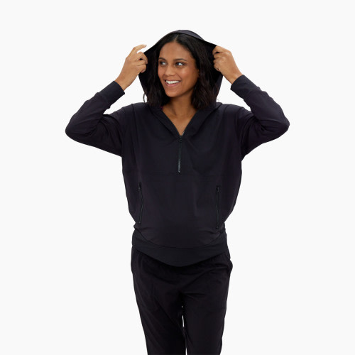 Ingrid and Isabel Ultimate Nursing Pullover - Black, L