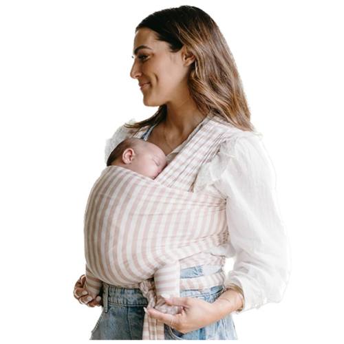 Solly Baby Wrap, Buttery-Soft Baby Carrier Newborn to Toddler 8-25 Lbs., Lightweight & Hands-Free Wrap, Breathable Summer Carrier, Baby Wearing & Postpartum Essential, New Mom Gift, Candy Stripe