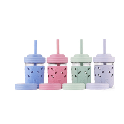 8oz Glass Mason Jar Drinking Tumblers + Food Storage