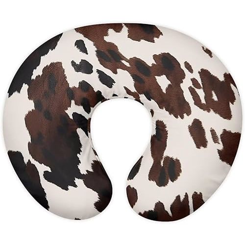 Brown Cow Print Breastfeeding Pillow Slipcover for Baby Nursing Pillow Cover Cuddle Pillow Slipcover Detachable Nursing Pillow Protective Baby Feeding Baby Essentials
