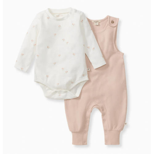 Ditsy Floret Jumpsuit & Bodysuit Set – Burt's Bees Baby