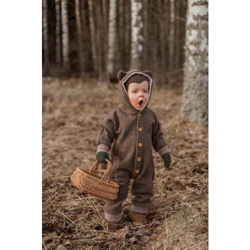 Wool bodysuit little bear, virgin wool, Jumpsuit, Overall, color of choice