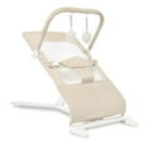 Baby Delight Alpine Deluxe Portable Bouncer, Adjustable Seat for Newborns 0-6 Months, Organic Oat