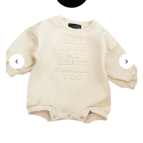 God Knew My Heart Needed You Buttercream Jumpsuit