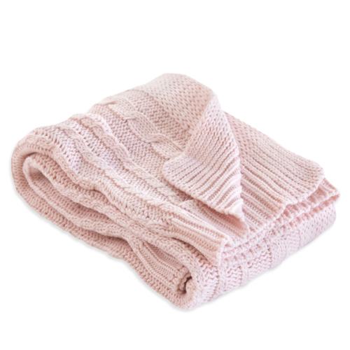 Organic Baby Cable Knit Sweater Blanket | Burt's Bees Baby