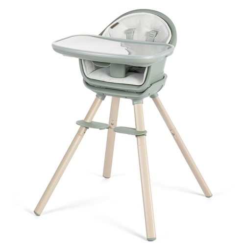 Maxi-Cosi Moa 8-in-1 Highchair, Machine Washable, Compact, Lightweight Design, Classic Green