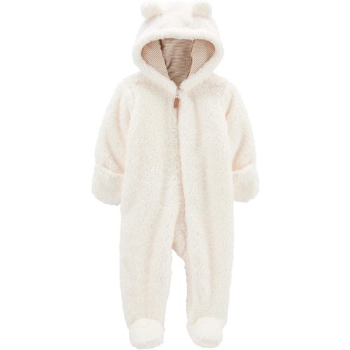 Carter's 0-9 Months Hooded Sherpa Bunting Pram