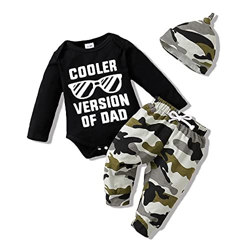 NZRVAWS Newborn Baby Boy Clothes Outfits Letter Prined Romper Pants Set Infant Baby Boy Clothing 0 3 6 9 12 18 Months