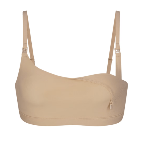 FITS EVERYBODY MATERNITY NURSING SCOOP BRALETTE | CLAY