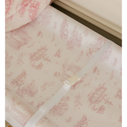 Spring Toile Pink Contour Change Pad