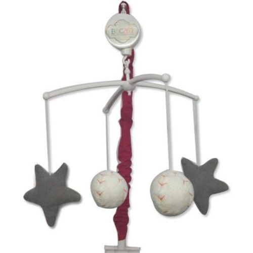 Bacati - Baseball Red/grey Musical Mobile