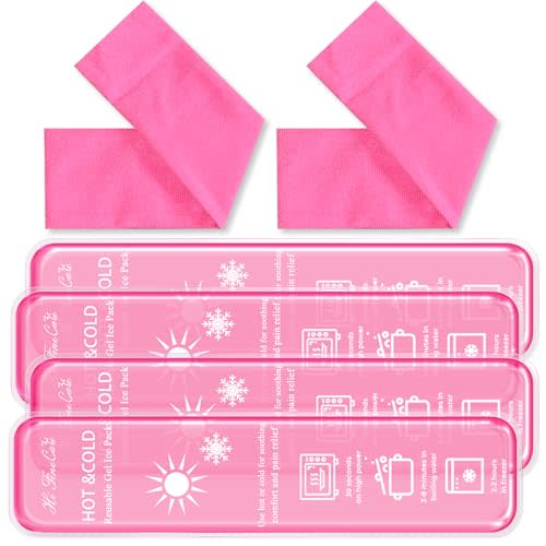 Perineal Cold Packs Gel,Reusable Postpartum Ice Pack,Hot and Cold Pads for After Delivery Essentials Postpartum-Uterine Cramps and Hemorrhoid Relief,Helps Reduce Swelling (Pink)