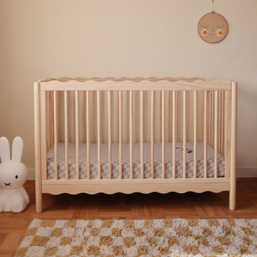 babyletto Swell 4-in-1 Convertible Crib with Conversion Kit - Blonde