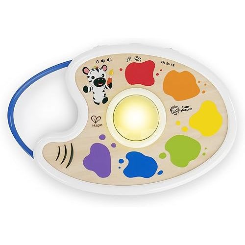 Baby Einstein + Hape Playful Painter Magic Touch Color Palette Light Up Toy, Color Learning Toy, Music Toy, Ages 6+ months