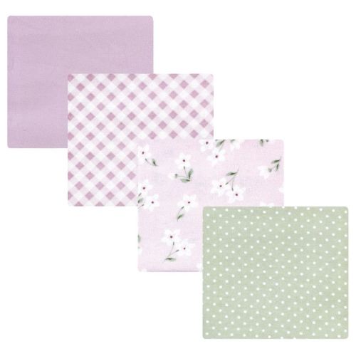 Luvable Friends Hudson Baby Flannel Receiving Blankets 4pk