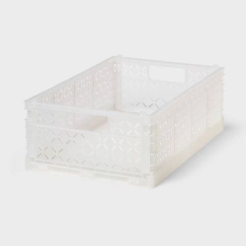 Foldable Crate Large White - Brightroom™