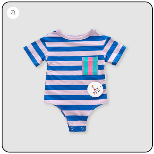 Retro Stripe Onesie | All Small Co – All Small Co.