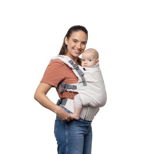 Boba X Baby Carrier - Newborn to Toddler, Hip-Healthy, Micro-Adjustable, Petite to Plus Size, 7-45 lbs (Organic Stone)
