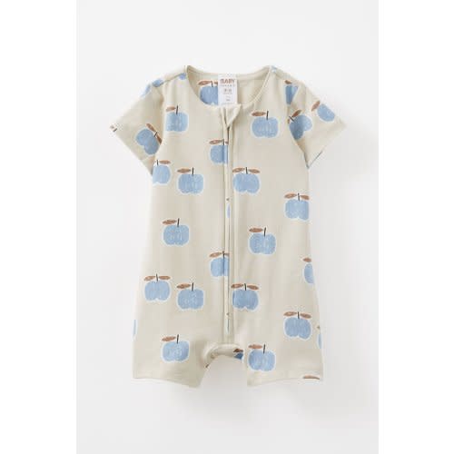 The Billie Short Sleeve Zip Romper