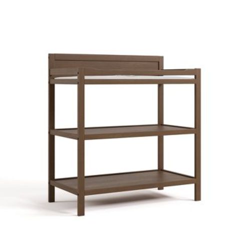 Storkcraft Alpine Changing Table With Water-resistant Changing Pad - Hazelnut