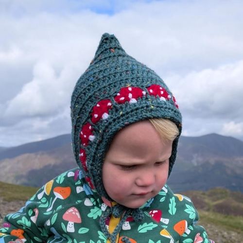 Crochet Mushroom Pixie Bonnet, Toadstool Baby Toddler Costume - Etsy