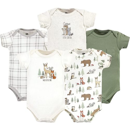 Hudson Baby Baby Cotton Bodysuits