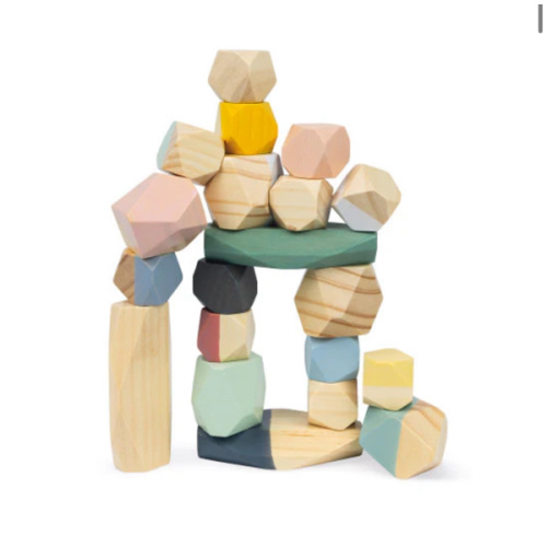 Janod Sweet Cocoon Stacking Stones – Growing Tree Toys