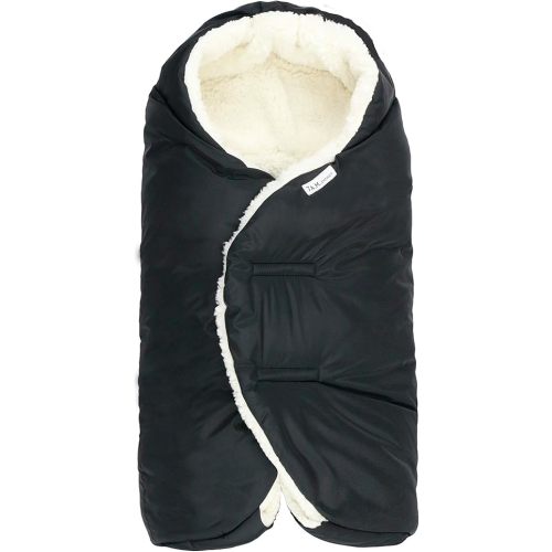 7AM Baby Car Seat Blanket - Multifunctional Car Seat Cover for Baby Boy & Girl, Winter Stroller & Car Seat Swaddle Blankets for Babies, Micro-Fleece & Plush Lined Warm Carseat Cover | Nido (Small)