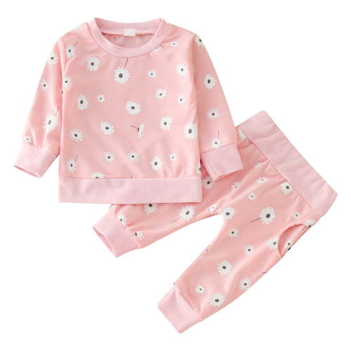 kamemir Cute Outfits for Girls Baby Girl Clothes Long Sleeve Fall Winter Clearance Baby Girl Clothes Outfits(Y-Pink,3-6 Months)