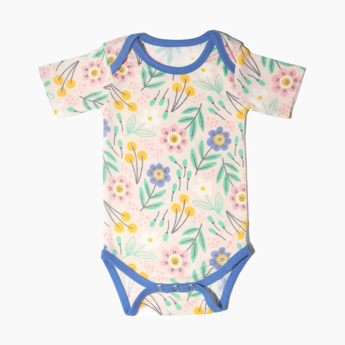 Copper Pearl Printed Short Sleeve Bodysuit - Clara, 0-3 M