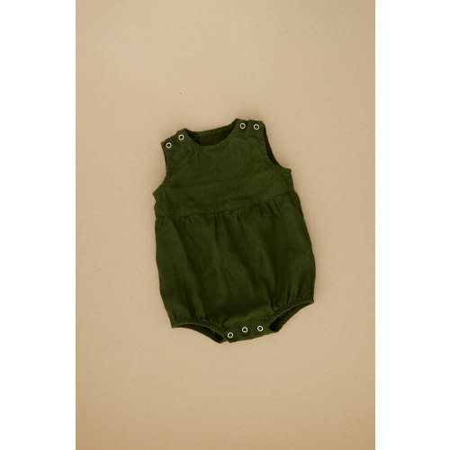 Juno Linen Baby Romper