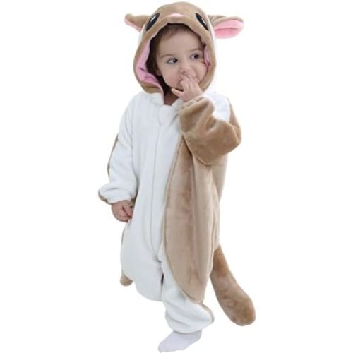 Dream cosplay Unisex Baby Costume,Baby Flannel Animal Halloween Home Clothing