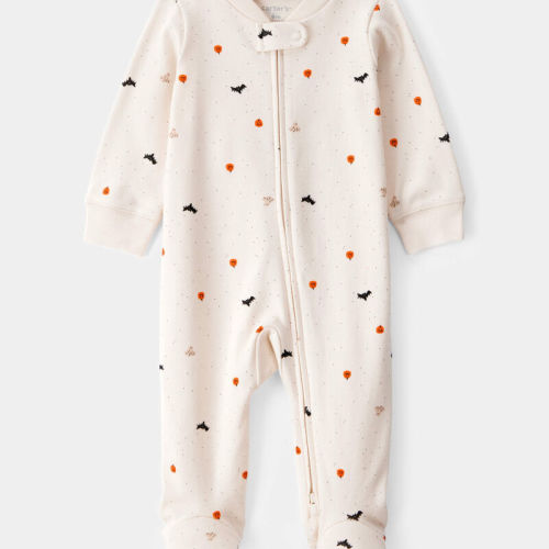 Ivory Baby Halloween 2-Way Zip Cotton Sleeper | Carter’s Oshkosh Canada