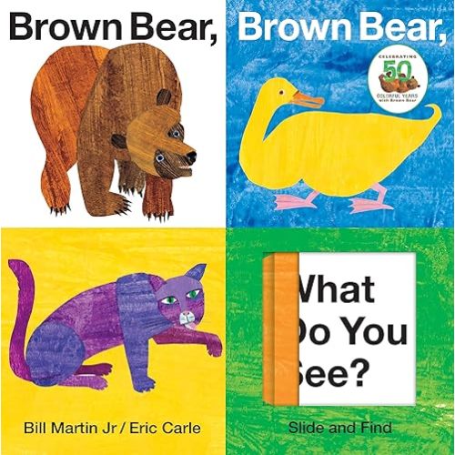 Brown Bear, Brown Bear, What Do You See? Slide and Find (Brown Bear and Friends) Board book – Lift the flap, August 3, 2010