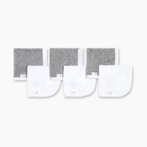 Burt's Bees Baby Organic Solid Washcloth (6 Pack) - Heather Grey