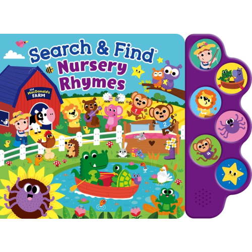 Search & Find Nursery Rhymes (6-Button Sound Book), (Paperback)