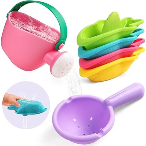 Toddler Bath Toys for Kids Ages 1-3 6 PCS Bath Toys for Babies12-18 Months Bathtub Toys for Kids Pool Toys Water Toys for 1 2 3 4 5 6 Years Old Girls Boys