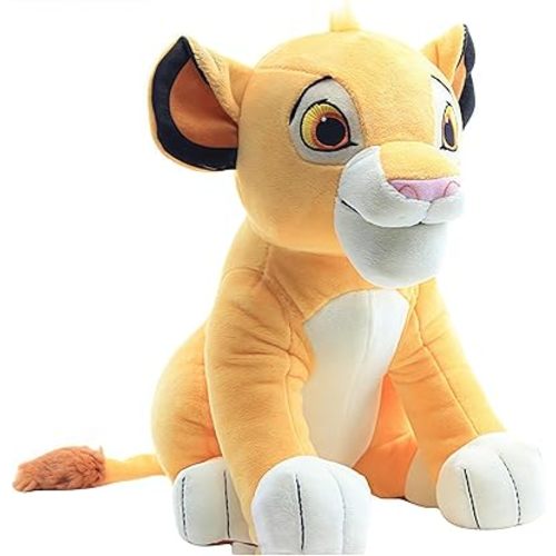 Secret Castle Lion Plush Baby Lion Toy Lifelike Animal Stuffed for Kids, Family Christmas Gifts - 28 cm Height with Embroidered Details (Yellow)