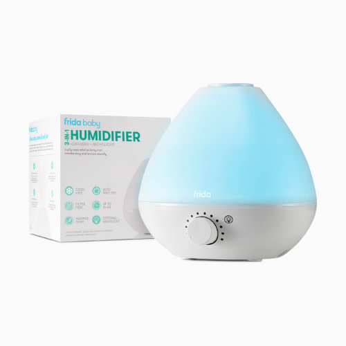 3-in-1 Humidifier, Diffuser & Nightlight - White