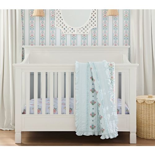 Larkin 4-in-1 Convertible Baby Crib | Pottery Barn Kids Simply White