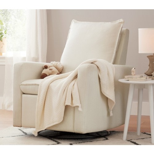Paxton Small Spaces Swivel Glider Recliner | Pottery Barn Kids