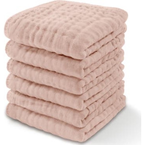 Muslin Washcloths - Pack of 6